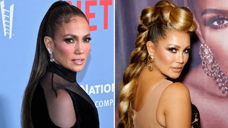 shoutout from Jennifer Lopez - JLo Double look a like