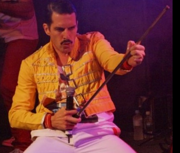 shoutout from Freddie Mercury Lookalike